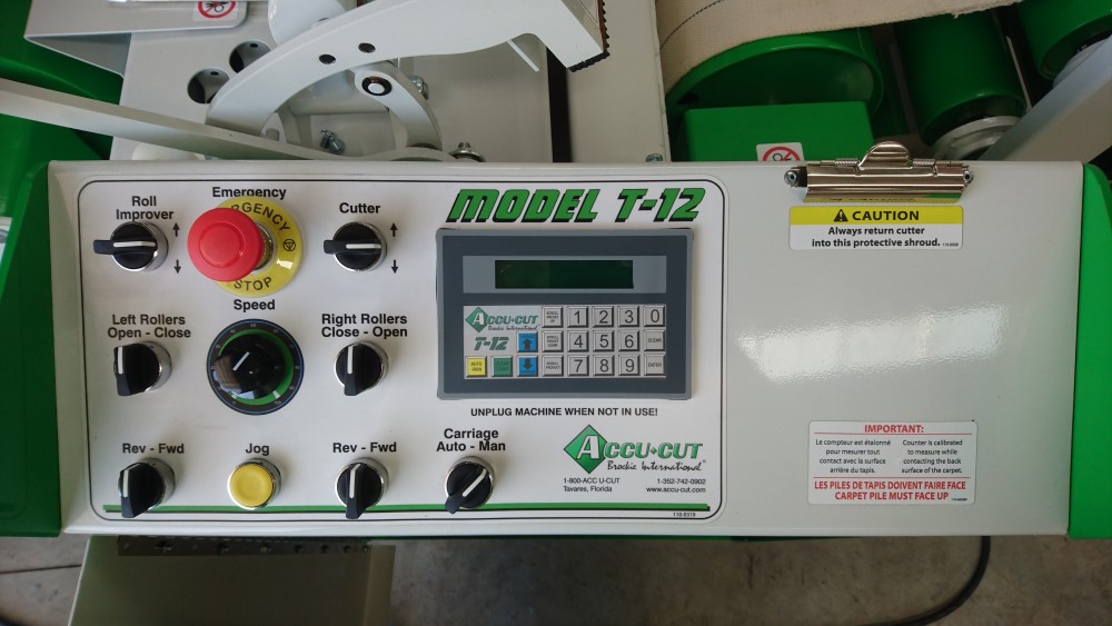 Accu-Cut T12 dash