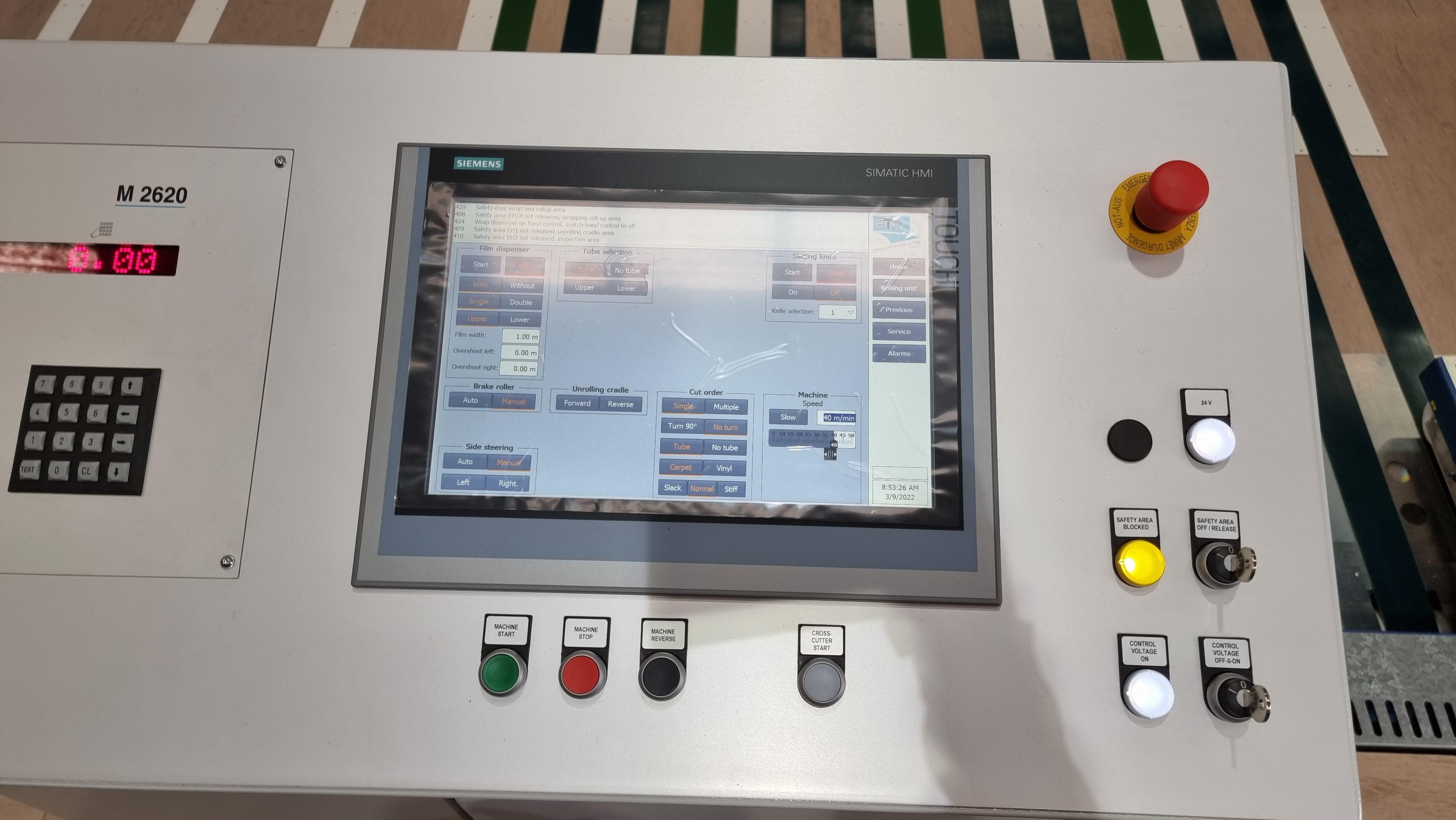 M5630 dash