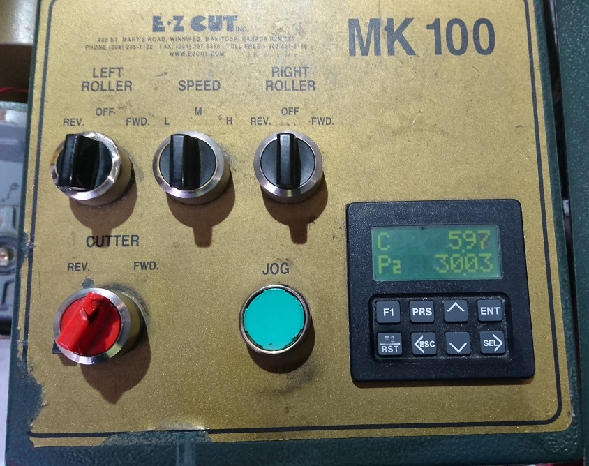 Ez-Cut Mk100 dash